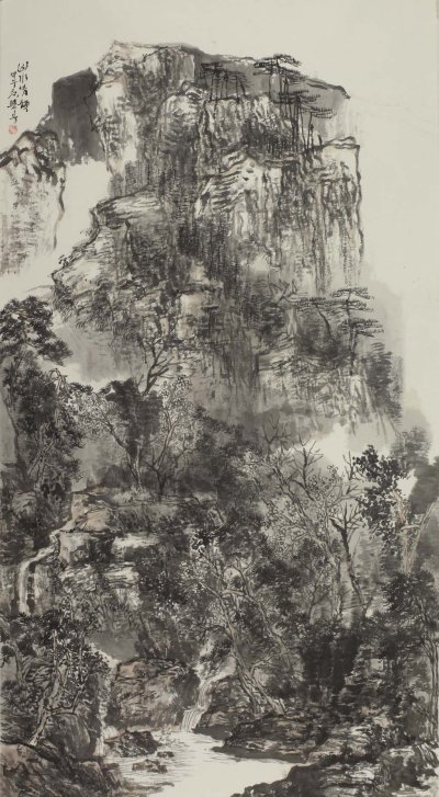 《山水清韵》180x97cm